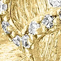 1/3 ct. t.w. Diamond Flower Earrings in 14K Yellow Gold