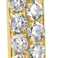 14K Yellow Gold Diamond Earrings