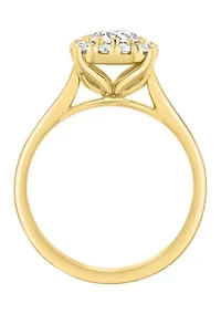 Lab Grown Diamond Ring in 14K Yellow Gold