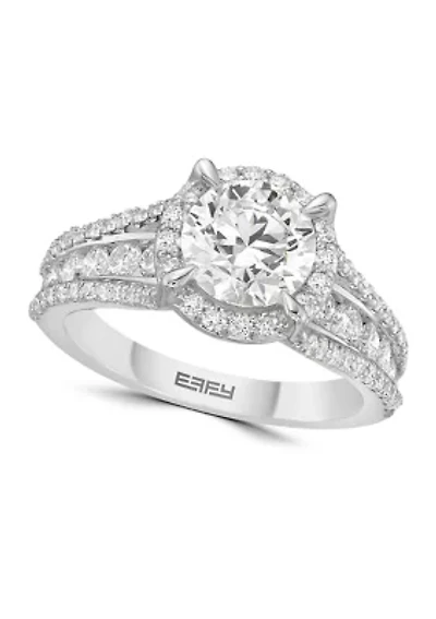 2.47 ct. t.w. Lab Created Diamond Solitaire Ring in 14K White Gold