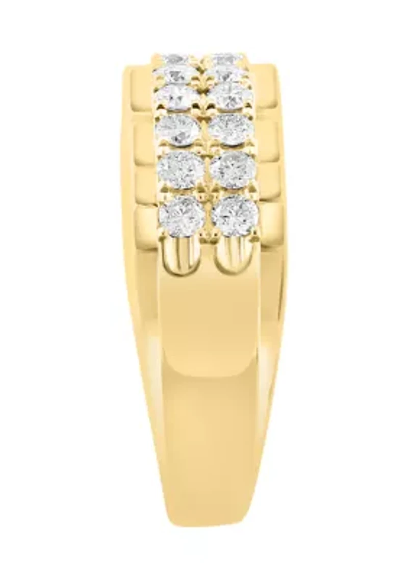 1.06 ct. t.w. Lab-Created Diamond Band Ring in 14K Yellow Gold
