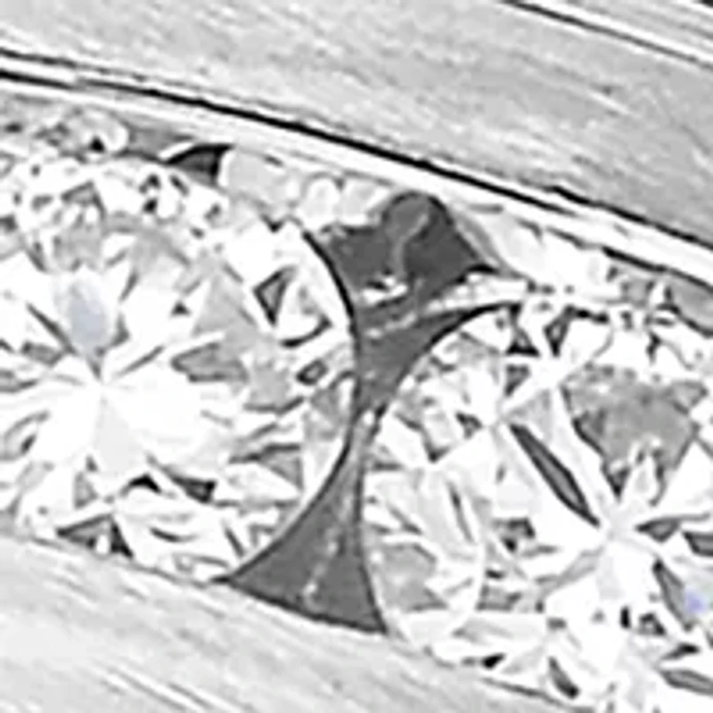 1/2 ct. t.w. Lab Created Diamond Band Ring in 14K Two Tone Gold
