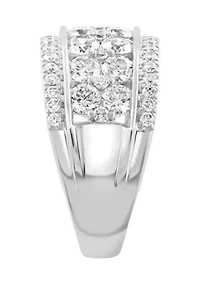 14K White Gold Lab Grown Diamond Ring 