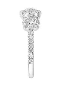 1.45 ct. t.w. Lab Created Diamond Ring 14K White Gold