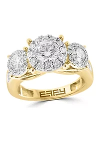 2.89 ct. t.w. Lab Grown Diamond Ring 14K Yellow Gold