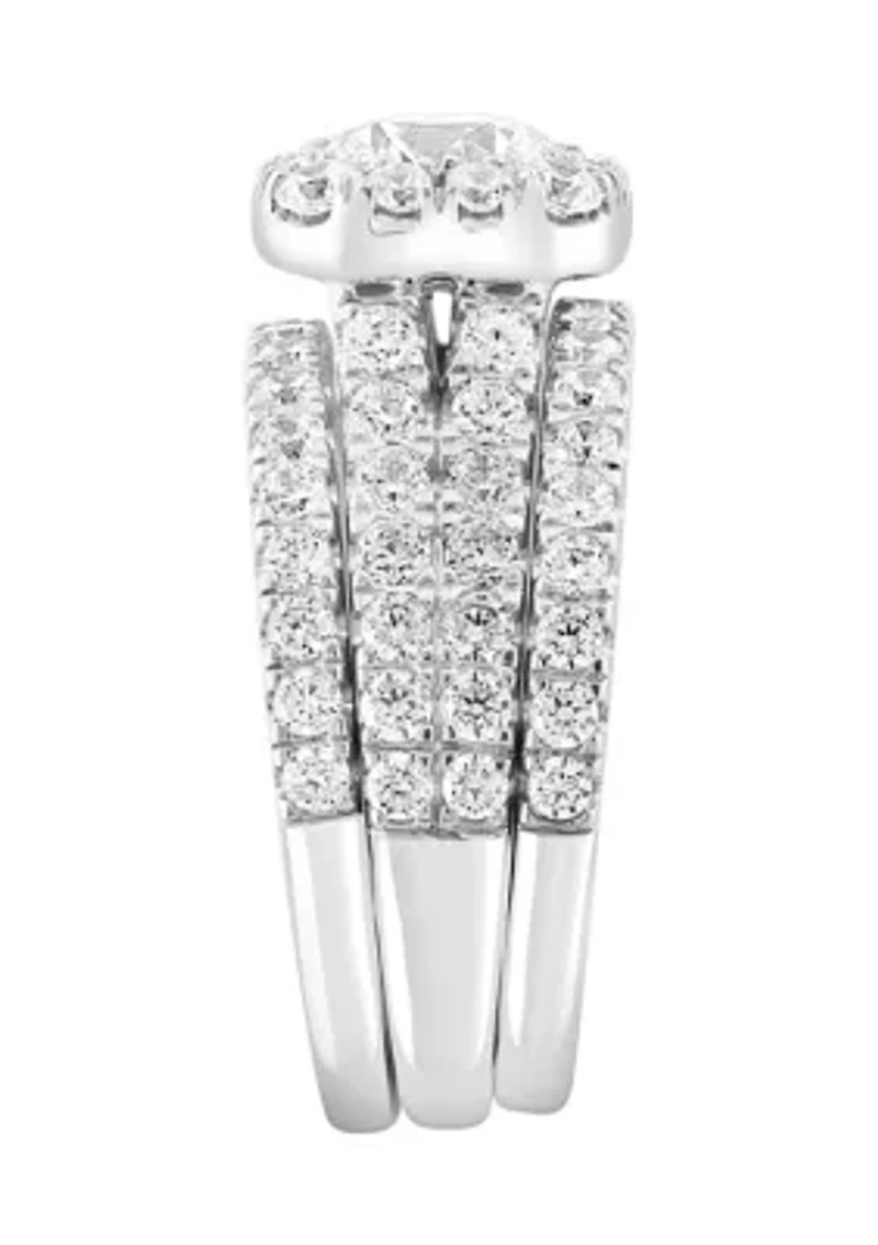 2.91 ct. t.w. Lab Grown Diamond Ring 14K White Gold