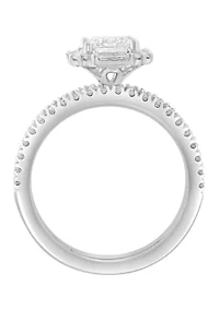 1.5 ct. t.w. Lab Grown Diamond Bridal Ring in 14K White Gold