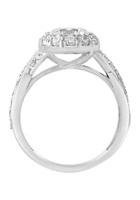 2.41 ct. t.w. Lab Grown Diamond Twist Ring in 14K White Gold