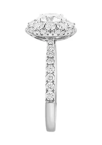 Lab Grown Diamond Ring in 14K White Gold