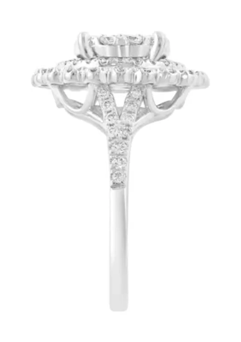 1 ct. t.w. Lab Grown Diamond Ring in Sterling Silver