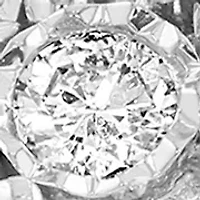 Sterling Silver Lab Grown Diamond Ring 