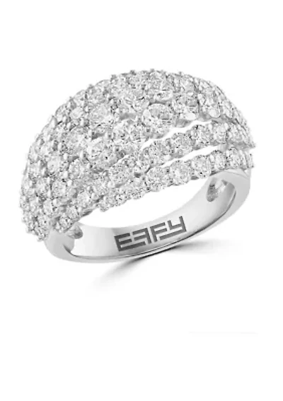3.19 ct. t.w. Lab Grown Diamond Ring in 14K White Gold
