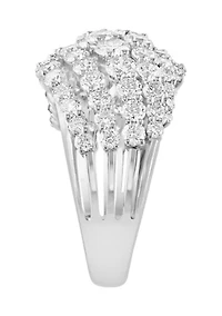 3.19 ct. t.w. Lab Grown Diamond Ring in 14K White Gold