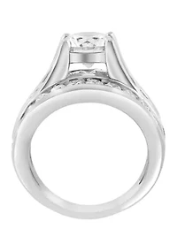 Lab Grown Diamond Ring in 14K White Gold
