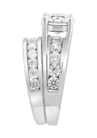 Lab Grown Diamond Ring in 14K White Gold