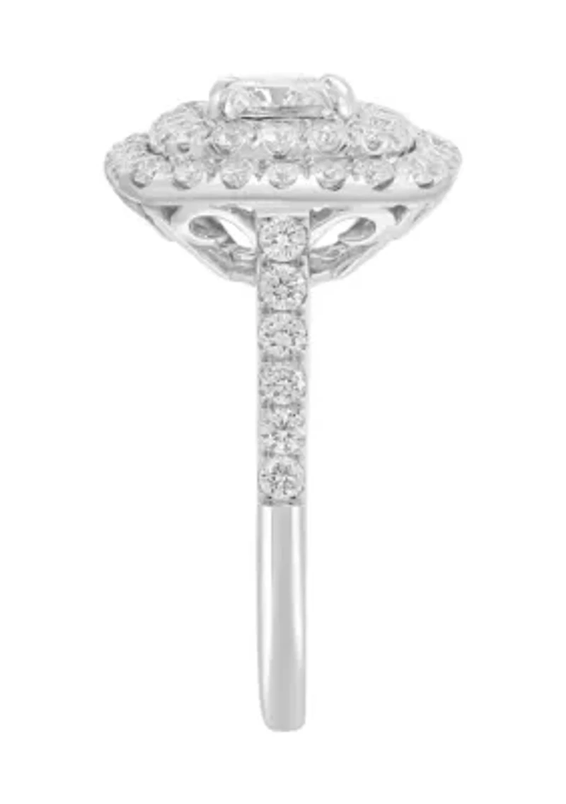 1.49 ct. t.w. Lab-Grown Diamond Ring in 14K White Gold 