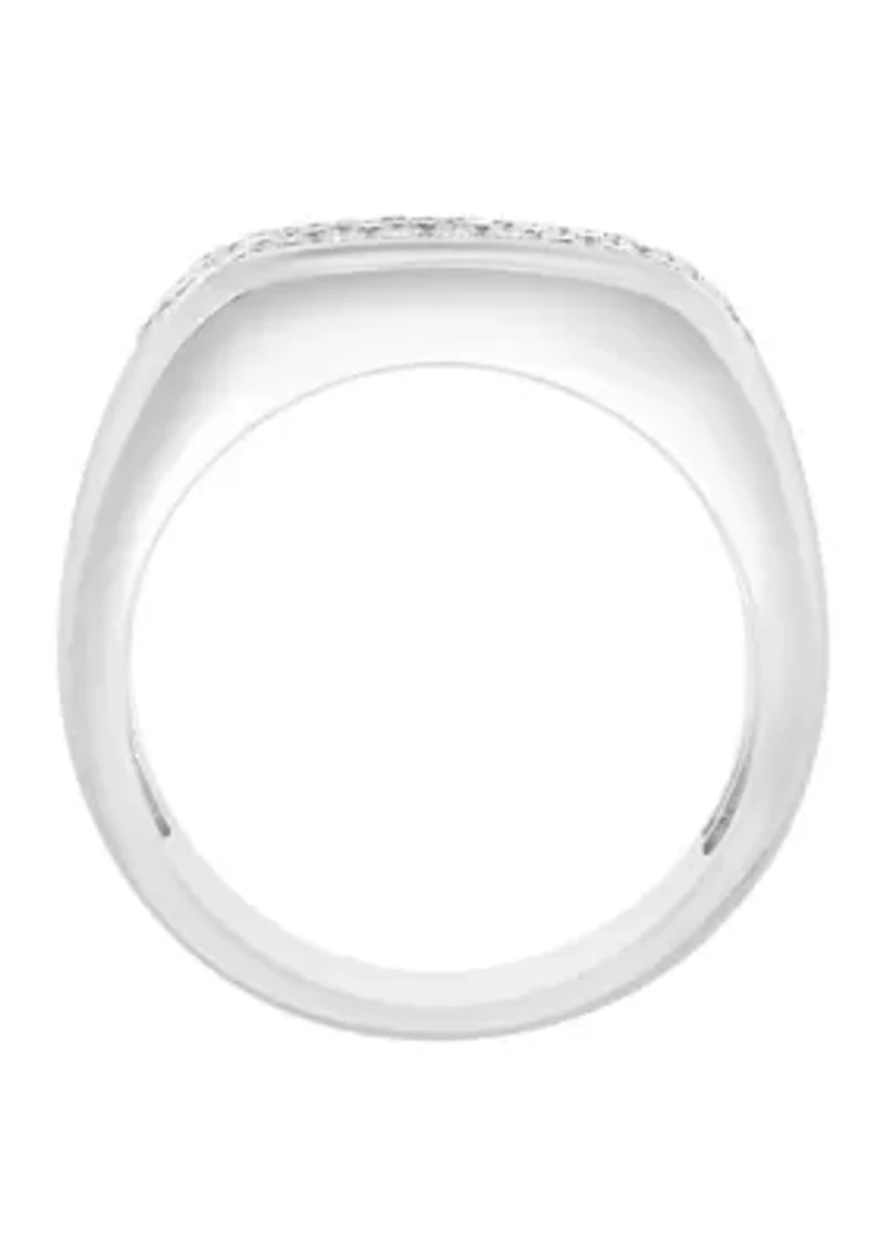  14K White Gold Lab Grown Diamond Ring