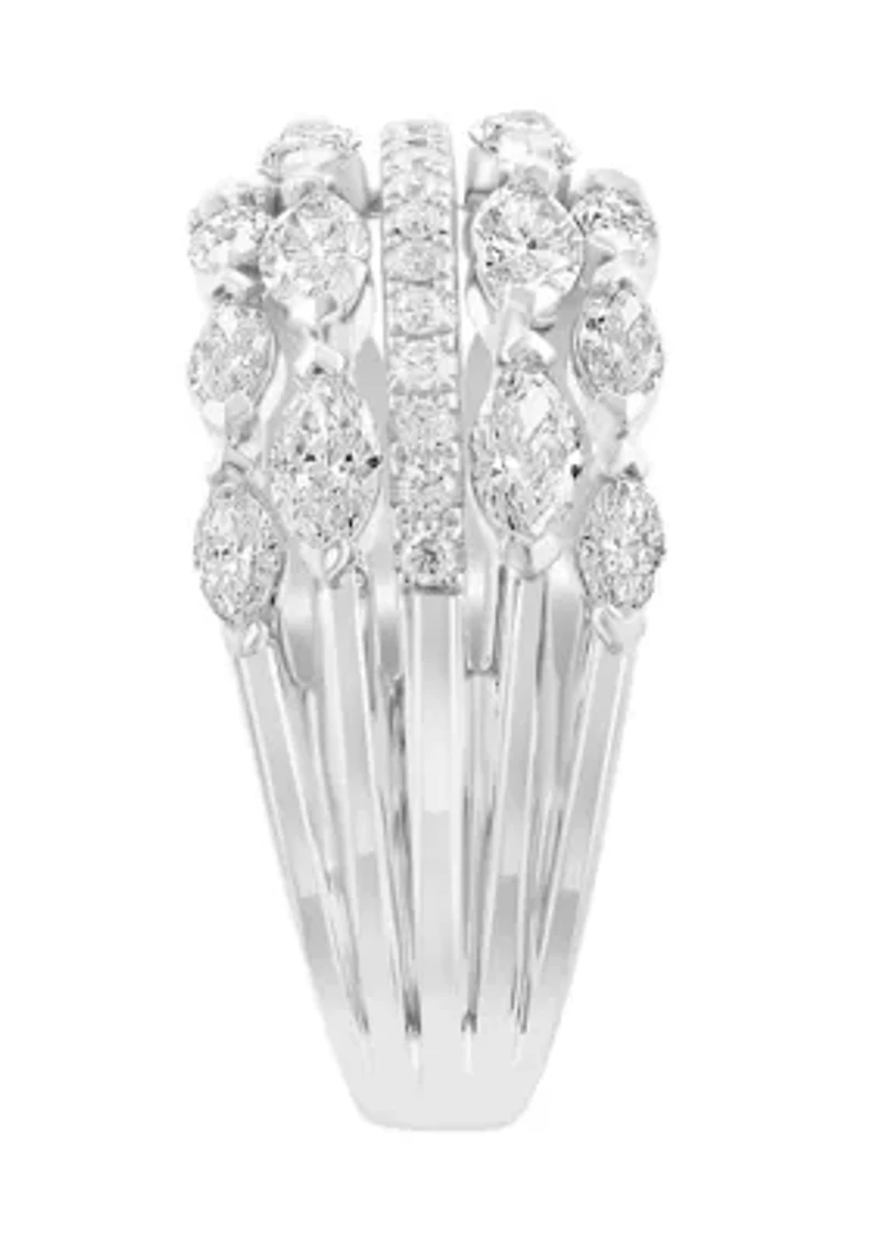 1.84 ct. t.w. Lab Grown Diamond Ring in 14K White Gold