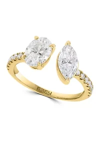 Lab Grown Diamond Ring in 14K Yellow Gold