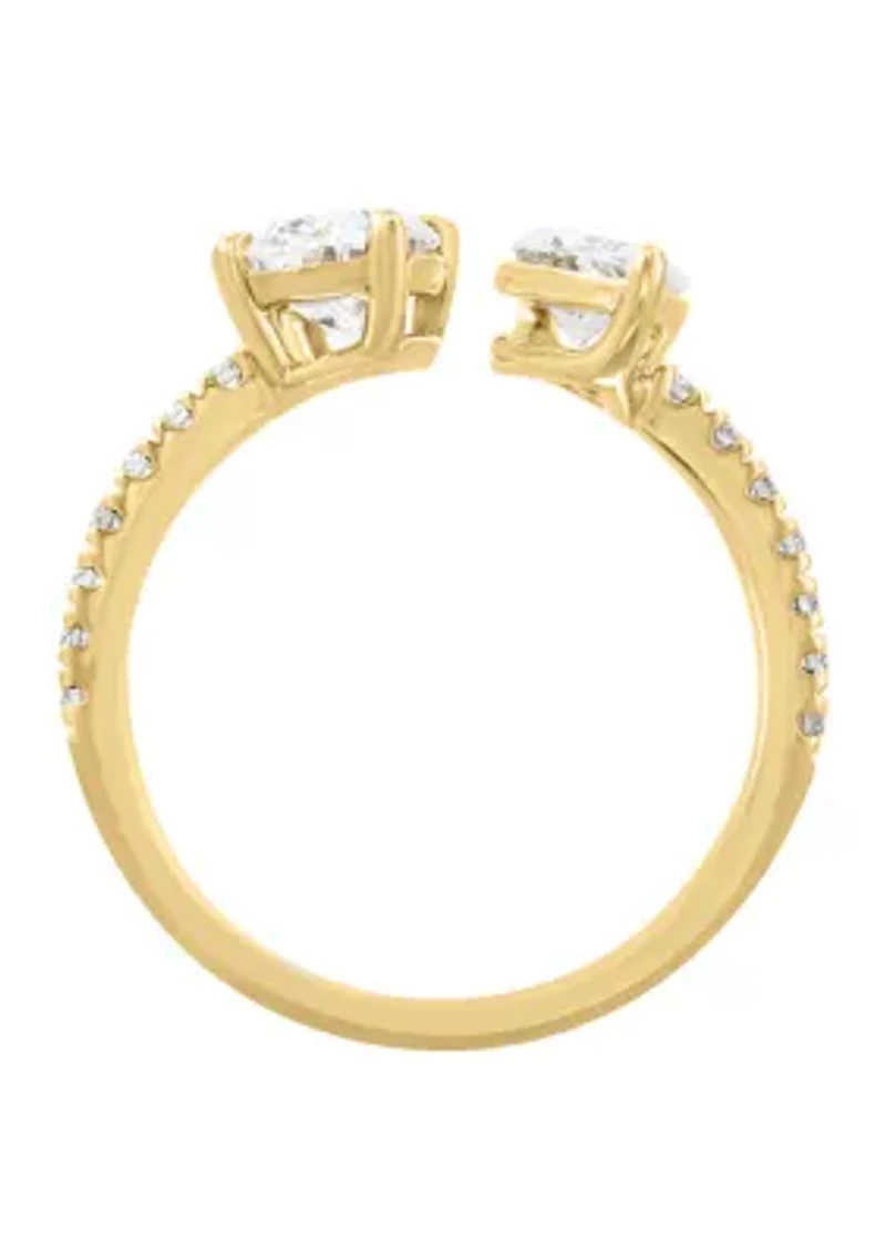 Lab Grown Diamond Ring in 14K Yellow Gold