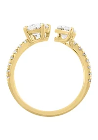 Lab Grown Diamond Ring in 14K Yellow Gold