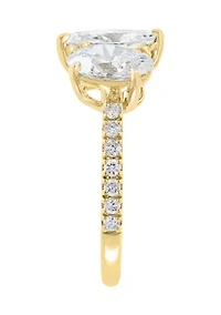 Lab Grown Diamond Ring in 14K Yellow Gold