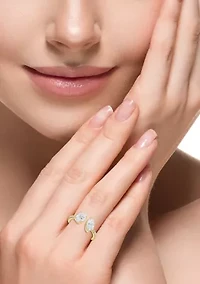 Lab Grown Diamond Ring in 14K Yellow Gold