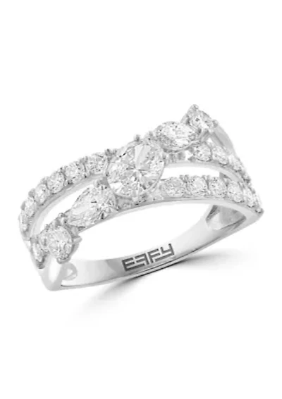 1.48 ct. t.w. Lab Grown Diamond Ring in 14K White Gold