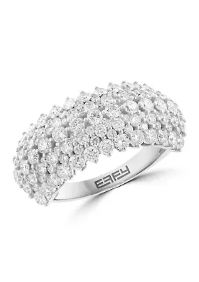 2.2 ct. t.w. Lab Grown Diamond Ring in 14K White Gold