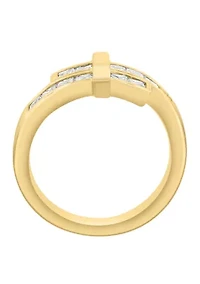 7/8 ct. t.w. Lab Grown Diamond Ring in 14K Yellow Gold