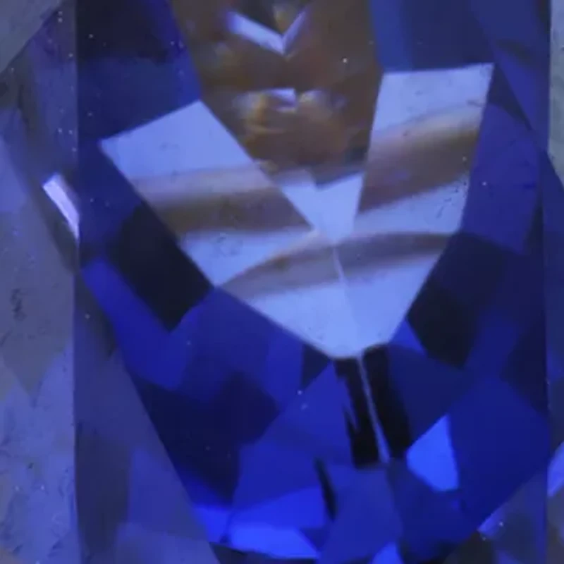 1 ct. t.w. Lab Grown Diamond and Sapphire Ring in 14K Yellow Gold