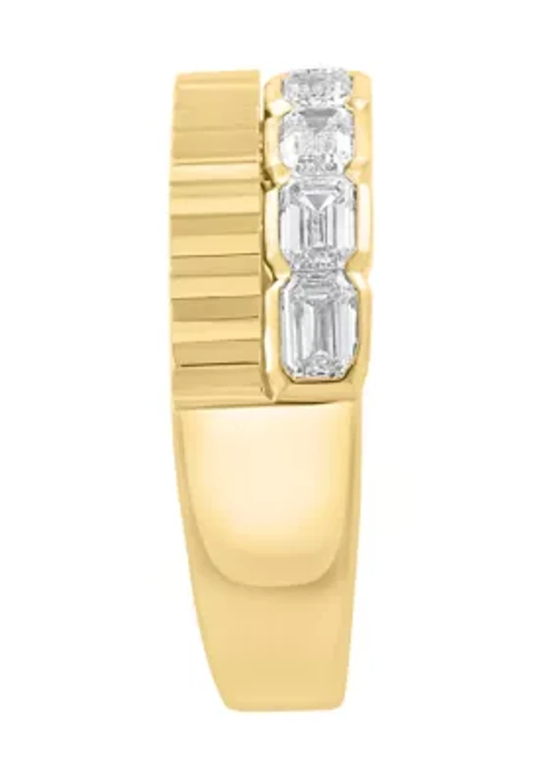 5/8 ct. t.w. Lab Grown Diamond Band Ring in 14K Yellow Gold