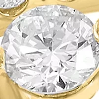 14K Yellow Gold Lab Grown Diamond Ring 