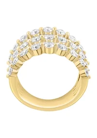 14K Yellow Gold Lab Grown Diamond Ring 
