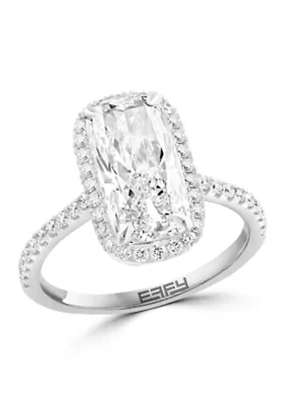 Lab Grown Diamond Ring in 14K White Gold