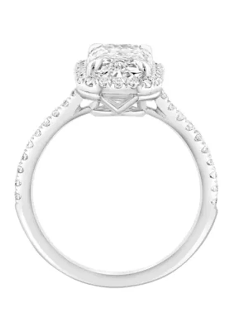 Lab Grown Diamond Ring in 14K White Gold