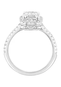 Lab Grown Diamond Ring in 14K White Gold