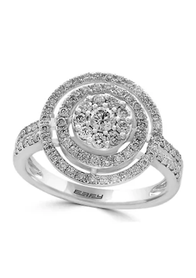 Lab Grown Silver Lab Diamond Ring
