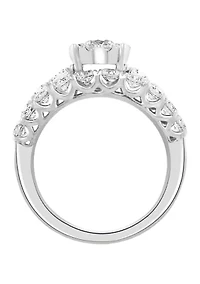 14k White Gold 1.94 ct. t.w.  Diamond Ring Set