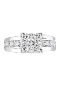 1.92 ct. t.w. Diamond Ring in 14K White Gold