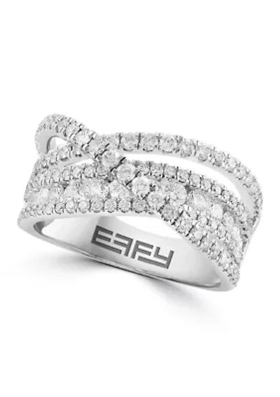 ct. t.w. Diamond Ring in 14K White Gold