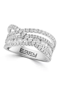 ct. t.w. Diamond Ring in 14K White Gold
