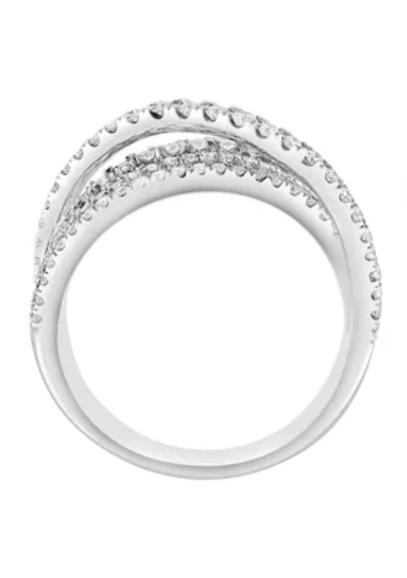 ct. t.w. Diamond Ring in 14K White Gold