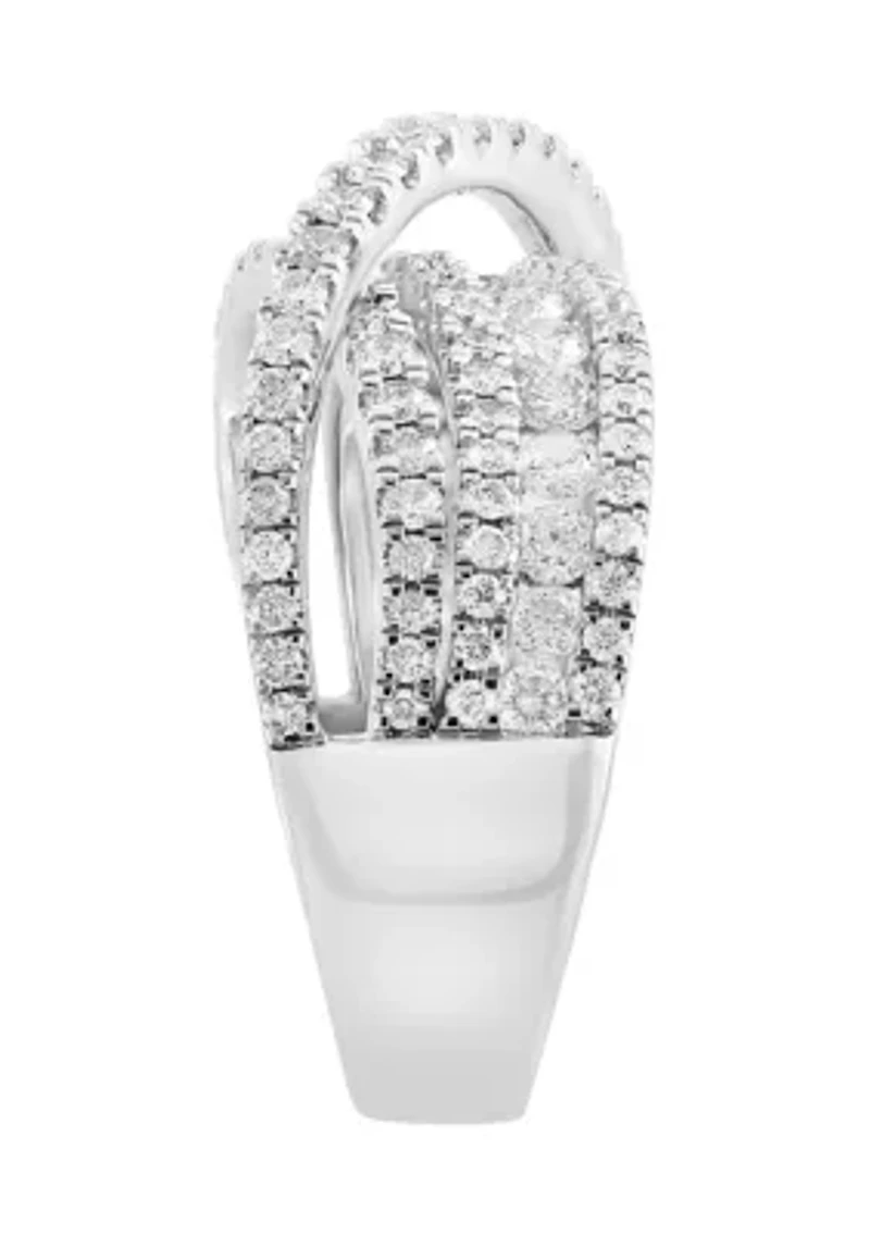 ct. t.w. Diamond Ring in 14K White Gold