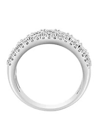 14K White Gold Diamond Ring