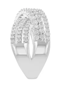 14K White Gold Diamond Ring