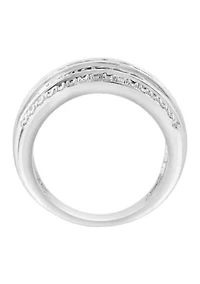 14K White Gold Diamond Ring 