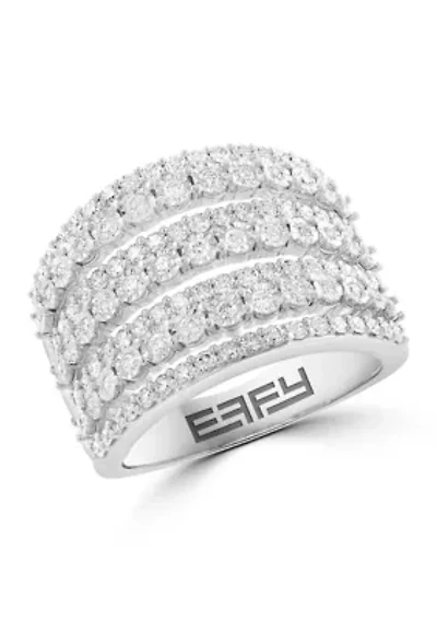 Diamond Ring in 14K White Gold