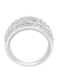 Diamond Ring in 14K White Gold
