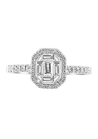 1/2 ct. t.w. Diamond Ring in 14K White Gold